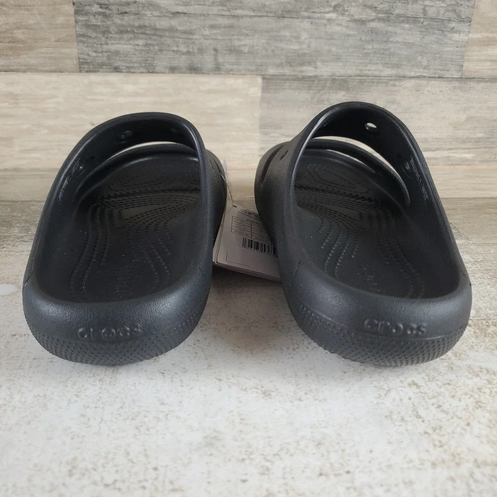 Crocs Classic Kid Slide Sandal Sz 3 J3 Rubber Slip On Rubber Open & Round Toe